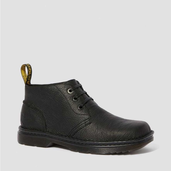 Dr. Martens men’s Black SUSSEX BEAR TRACK SLIP RESISTANT CHUKKA BOOTS size 7.5 - Picture 1 of 8